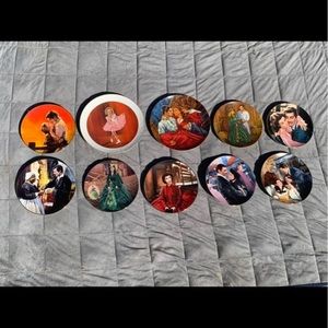 Vintage 22karot gold collectable plates